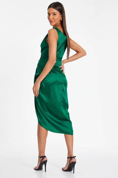 sachin and babi light blue dress Green Metallic Midi Maxi Long Sleeve Dress