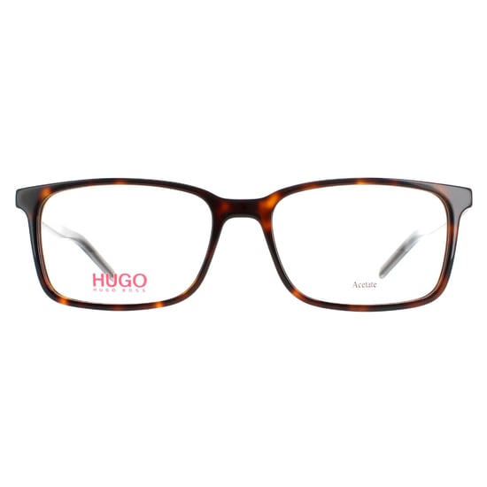 Hugo by Hugo Boss Square Mens Havana Grey Glasses