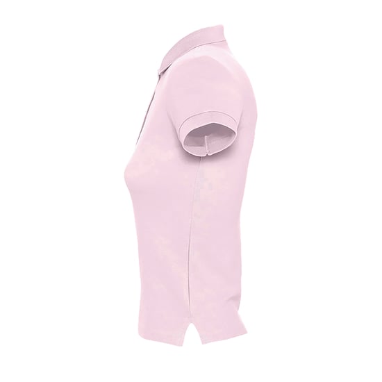 SOLS Vrouwen/dames Mensen Pique Korte Mouw Katoenen Poloshirt (Lichtroze) - Image 4