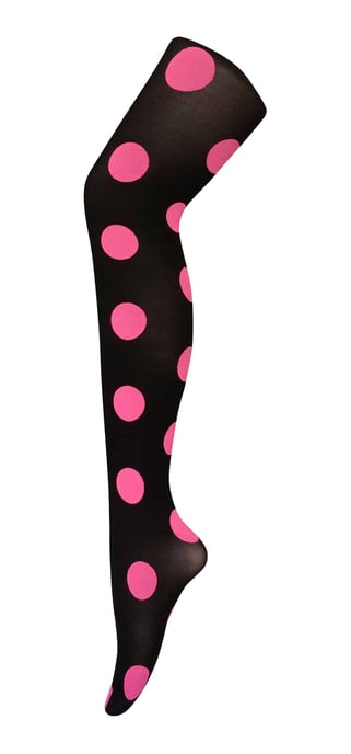 Sock Snob - Färgade 80 denier ogenomskinliga mode-strumpbyxor för damer - Big Spot - Image 1