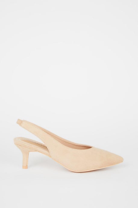 Principles: Daisy Kitten Heel Sling Back Courts