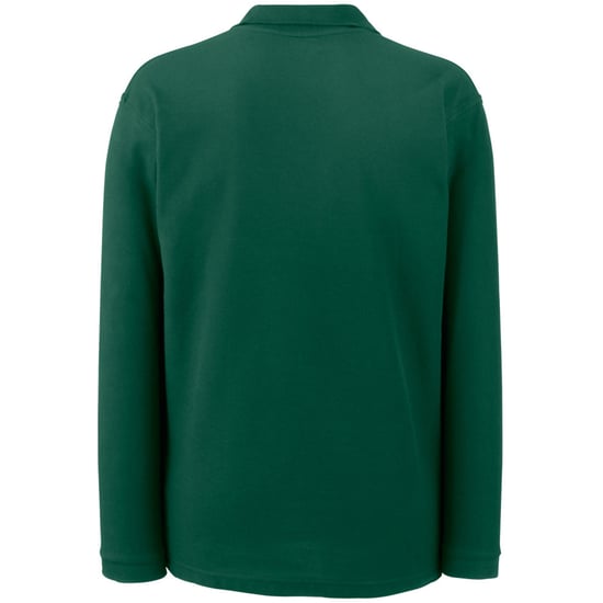 Fruit Of The Loom Mens Premium Long Sleeve Polo Shirt - Image 2
