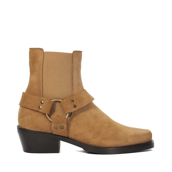 Dune Ladies Parked T - Harness Leather Biker Boots - Image 1