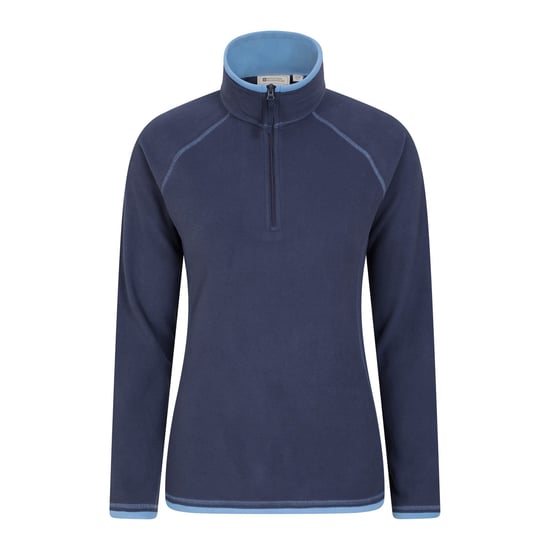 Mountain Warehouse Dames/Dames Montana Half Zip Fleece Top (Marine) - Image 1