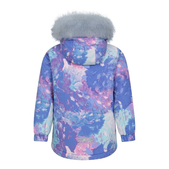 Mountain Warehouse Childrens/Kids Ranger All-Over Print Water Resistant Jacket (Lilac) - Image 2