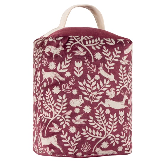 furn. Skandi Woodland Animal Velvet Door Stop - Image 1