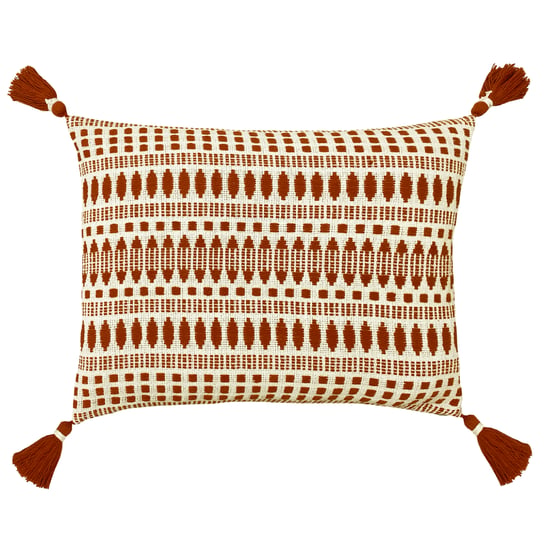Ganado Cotton Woven Tassel Cushion Cover - Image 1
