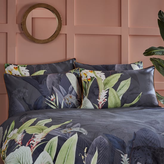 200 Thread Count Artemis Botanic Luxury Leopard Duvet Cover Set - Image 5