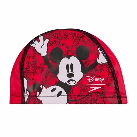 Disney Childrens/Kids Mickey Mouse Speedo Pace Swim Cap (Red) - Image 1