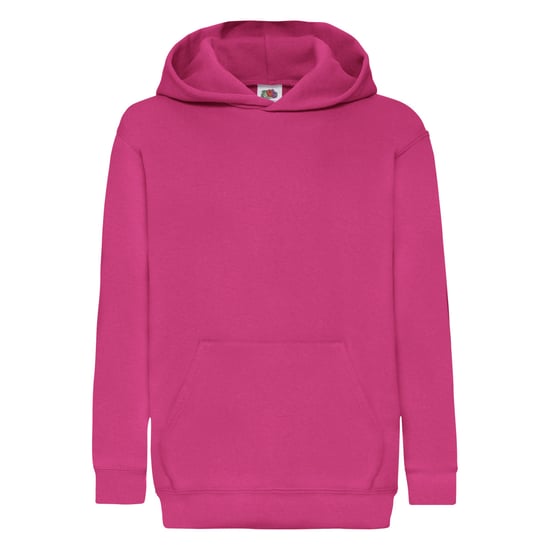 Fruit of the Loom Kinderen/Kinderen Classic Hooded Sweatshirt (Fuchsia) - Image 1