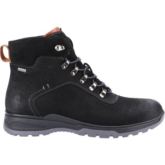 Hush Puppies Paul Leather Herrstövlar i svart nubuck - Image 4