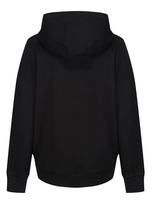 Luke 1977 Womens Jumping Workout Oversized Hoodie in Black