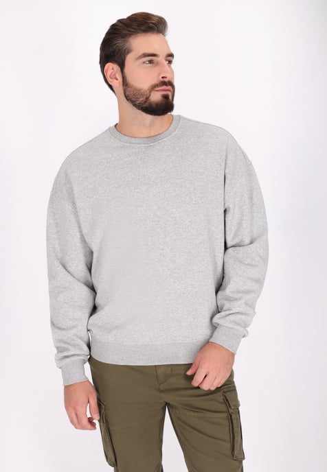 Dreimaster Sweatshirt Heren grijs melange - Image 3