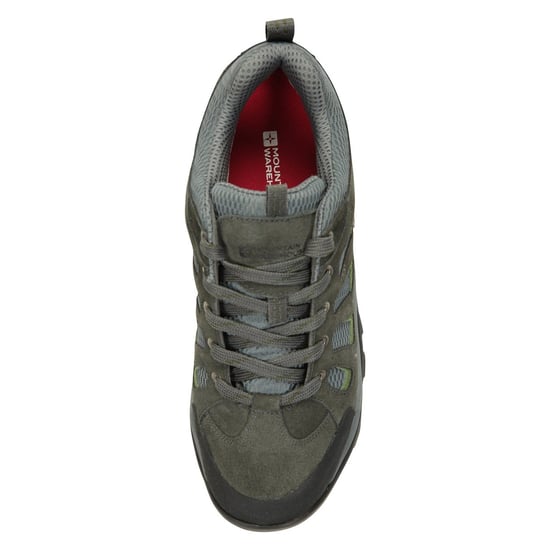 Mountain Warehouse Mens Field Extreme Suede Waterproof Walking Shoes (Grey)
