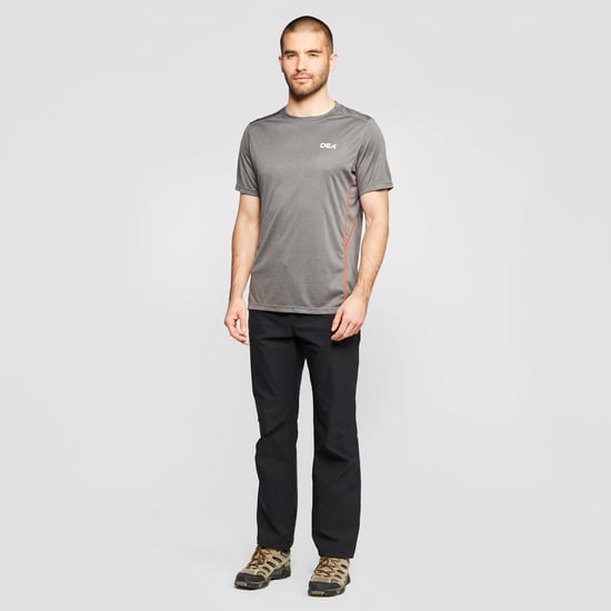 OEX Men's Zephyr Quick Drying & Lightweight Short Sleeve Athletic Fit Baselayer Top