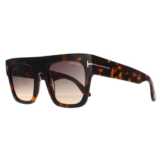 Tom Ford Square Womens Dark Havana Smoke Gradient - Image 2