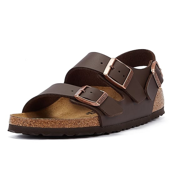Birkenstock Milano Birko Flor Bruin Smalle Sandalen - Image 3