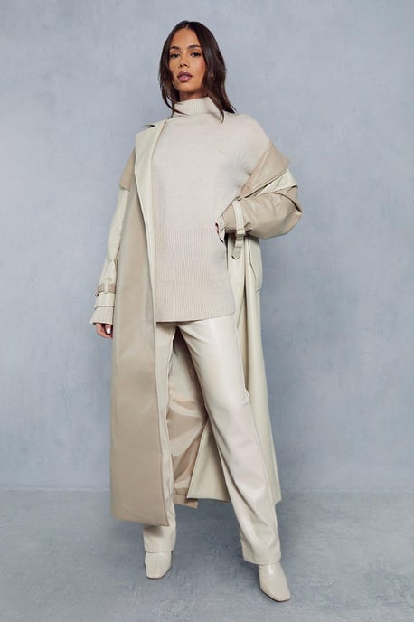 Flute Sleeve Knitted Jumper