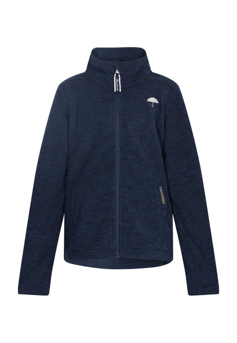Schmuddelwedda fleece jacket marine melange - Image 1