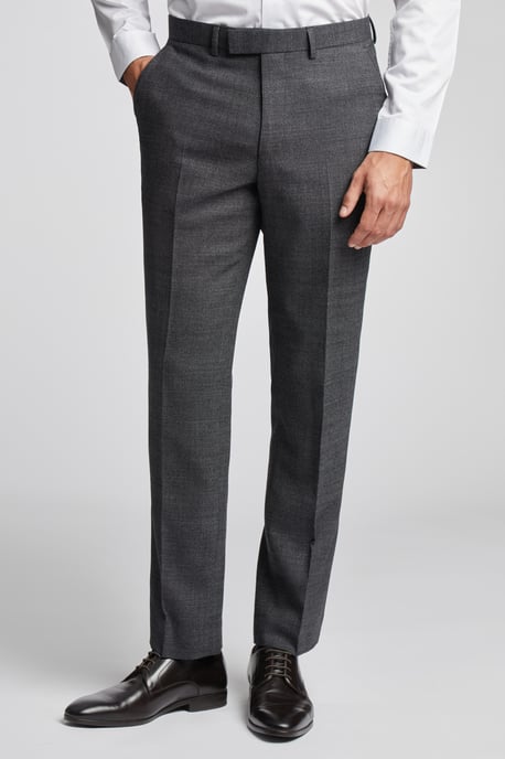 Slim Fit Semi Plain Trousers - Image 1