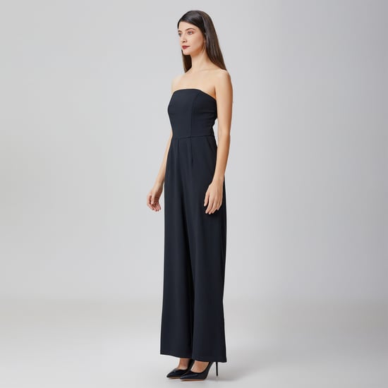 Minimalist bustier jumpsuit