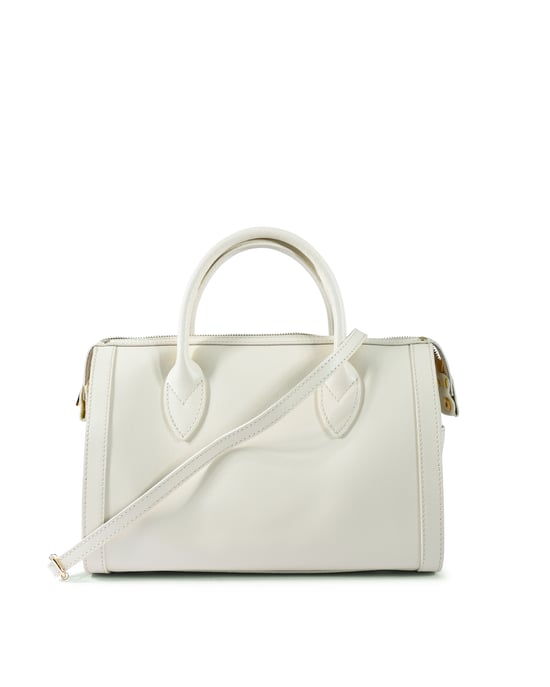 V Italia Womens Handbag V014 SAFFIANO-G CREMA - Image 5