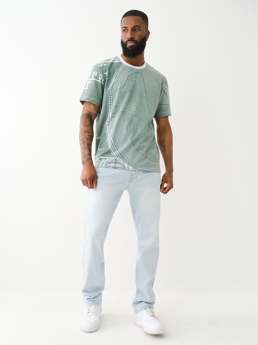 Ricky Single Needle Straight in Light Lakeside Wash