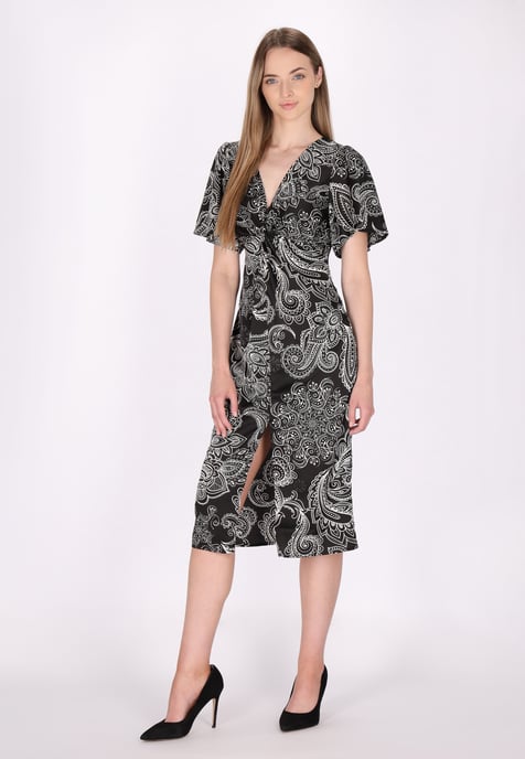 Dreimaster Dress women black white - Image 2