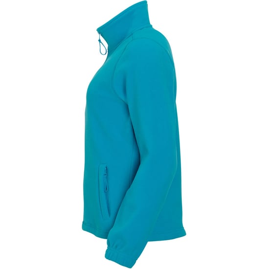 SOLS Dames/dames North Full Zip Fleece Jacket (Aqua) - Image 3