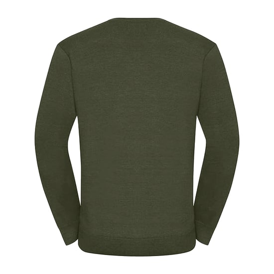 Russell Heren Set-In Sweatshirt (Olijf) - Image 2