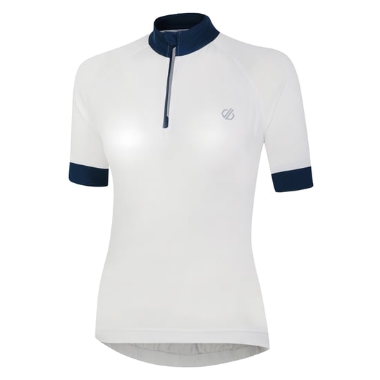 Dare 2B Womens/Ladies Pedal Through It II Jersey (White)