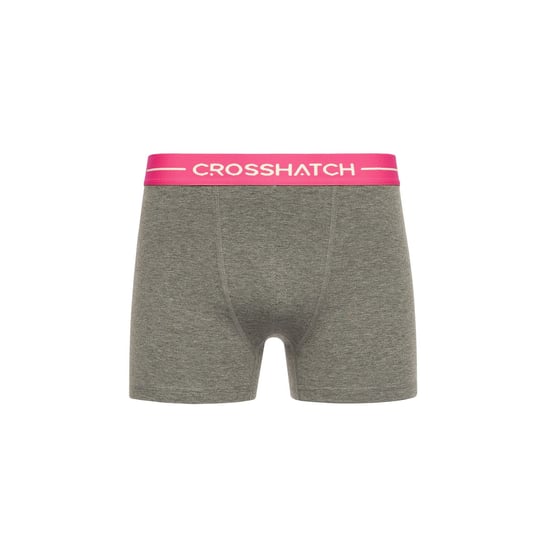 Crosshatch Mens Astral Boxershorts (Förpackning med 12 st) (Charcoal Marl) - Image 4