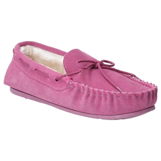 Hush Puppies Womens/Ladies Allie Slip On Leather Slipper (Rose)