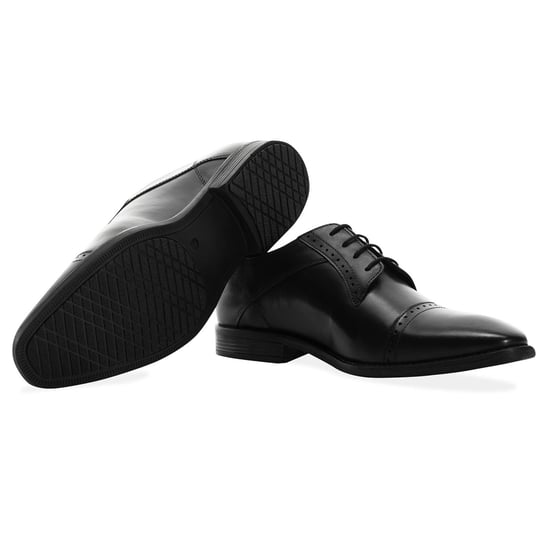 Redfoot Raymond Black Leather Derby Brogue
