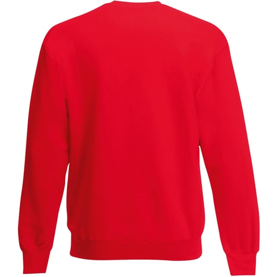 Fruit Of The Loom Mens Set-In Belcoro® Yarn Sweatshirt (Red) - Image 2