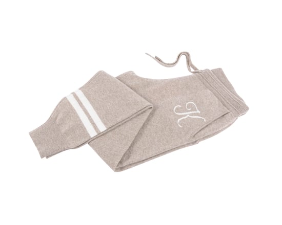 Crown Of Edinburgh Cashmere Track Pants Morningside Camel K