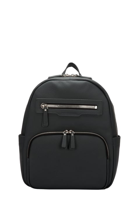 OIL TANNED LEATHER ZIP AROUND BACKPACK
