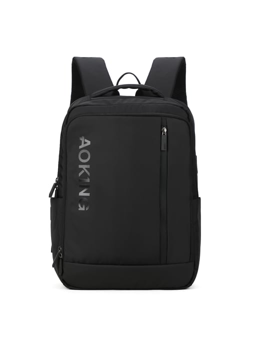 Aoking Backpack Unisex BLACK - Image 1