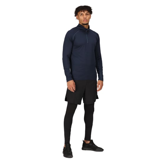 Regatta Mens Core Stretch Half Zip Midlayer (Navy)