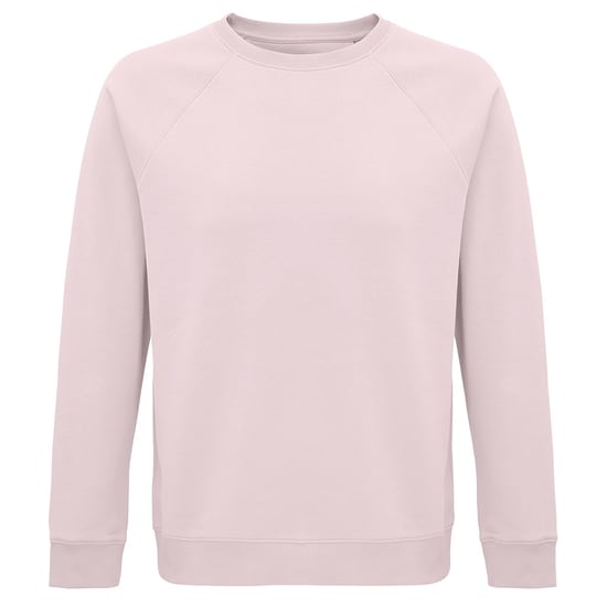 SOLS Unisex Adult Space Organic Raglan Sweatshirt (Pale Pink)