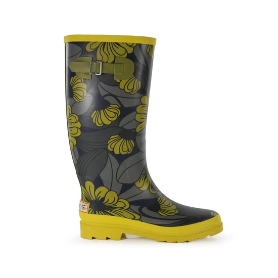 Regatta Womens/Ladies Orla Kiely Floral Wellington Boots (Heligan Yellow)