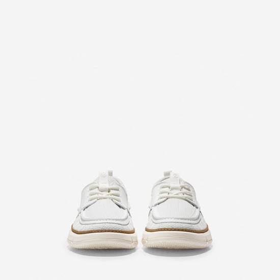 Cole Haan 4.ZeroGrand Regatta Nylon Men's Blanc de Blanc Boat Shoes - Image 3