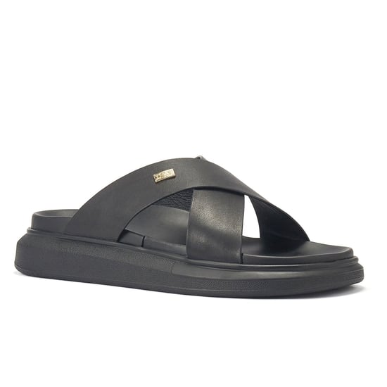 Leanna Nappa Black Sandals