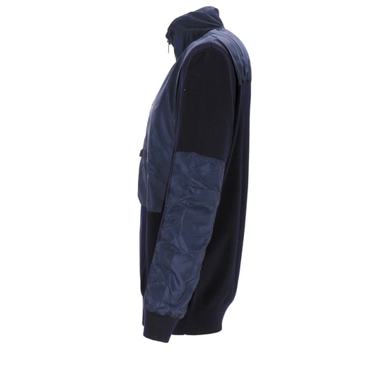 Prada Windbreaker in Marineblauwe Wol en Nylon - Image 6
