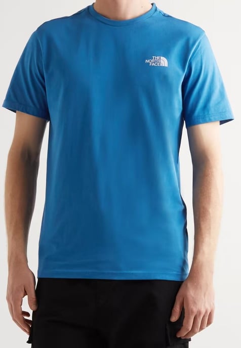 The North Face Mens SS Simple Dome T Shirt Bomber Blue - Image 1