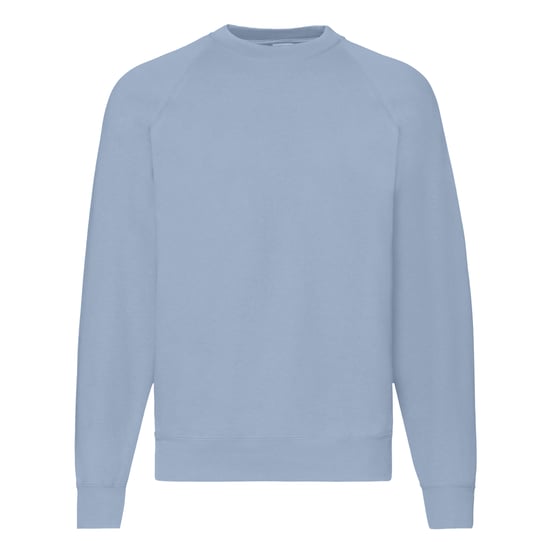 Fruit Of The Loom Heren Raglan Mouwen Belcoro® Sweatshirt (Mineraalblauw) - Image 1