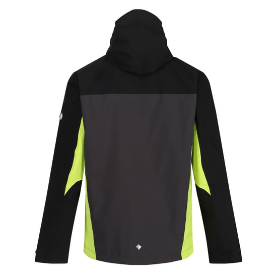 Regatta Mens Birchdale Waterproof Hooded Jacket (Ash/Black)