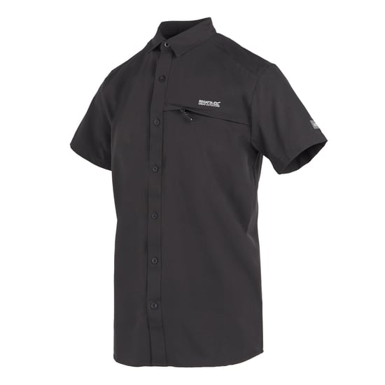 Regatta Mens Packaway Short-Sleeved Travel Shirt (Ash)