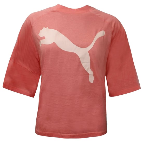 Puma Fusion Womens Pink Crop Top - Image 1