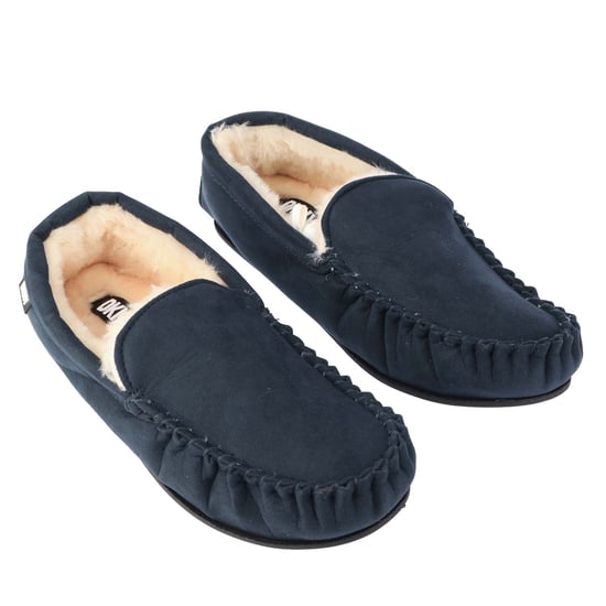 Men's DKNY Moccasin Slipper in Navy